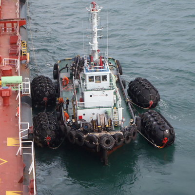 ISO 17357横浜のゴム製 フェンダー4.5*9.0Mの浮遊空気のゴム製 フェンダー