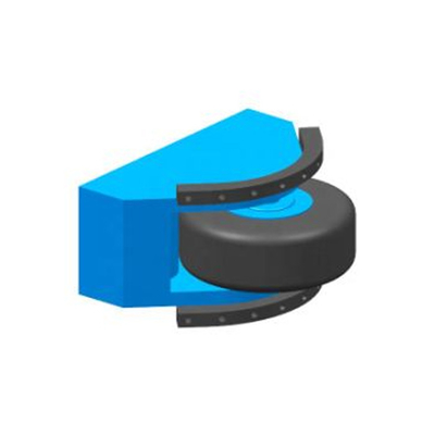 ISO2768 Mの角のドックのフェンダー局Veritas DNV BV CCSは証明した
