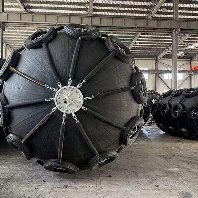高エネルギー吸収性耐久性耐磨性のある横浜ゴムフェンダー 海洋保護用 ISO17357-1:2014規格